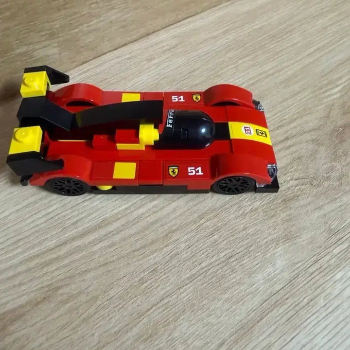 [BUNJANG] LEGO Ferrari Racing Car 51 / 레고 페라리 레이싱카 51번