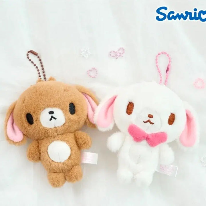 [BUNJANG] Sugarbunnies Shirousa &amp; Kurousa Charm Set / 슈가바니즈 시로우사, 쿠로우사 키링 세트
