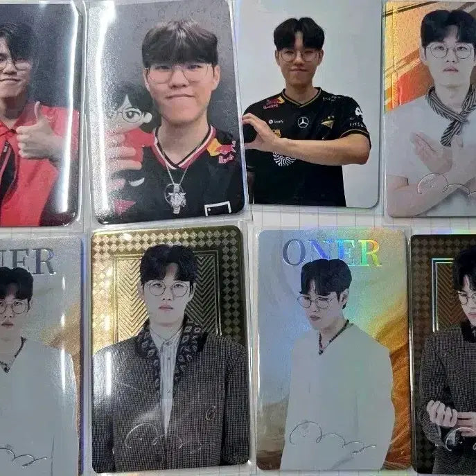 [BUNJANG] T1 Faker Official Photocard Bundle Set / 티원 오너 공식 포토카드 8장 일괄