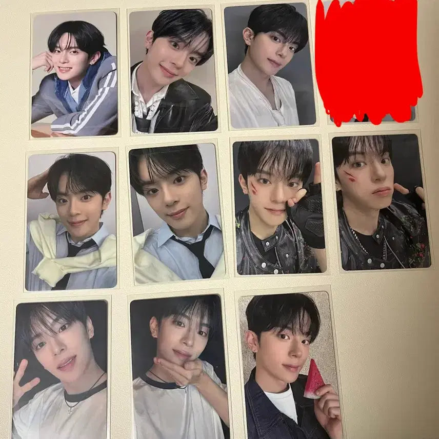 [BUNJANG] VERIVERY Yu Kangmin Boys Planet Exhibition Photocards Bundle Set / 베리베리 유강민 보이즈플래닛 전시회 1주차 2주차 포카 17장 일괄 양도