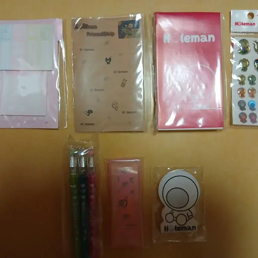 [BUNJANG] Kai Holmen Character Stationery Set / (매물없는완전레어템)고전 카이홀맨 캐릭터 필기도구 여러구성 학용품 총세트 새상품