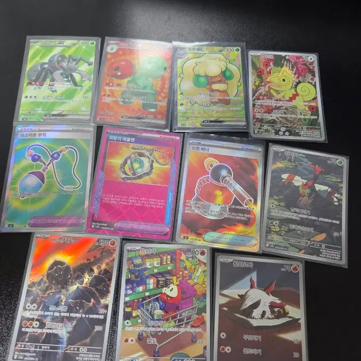 [BUNJANG] Pokemon Card 11 Types Set / 포켓몬 카드 11종 세트