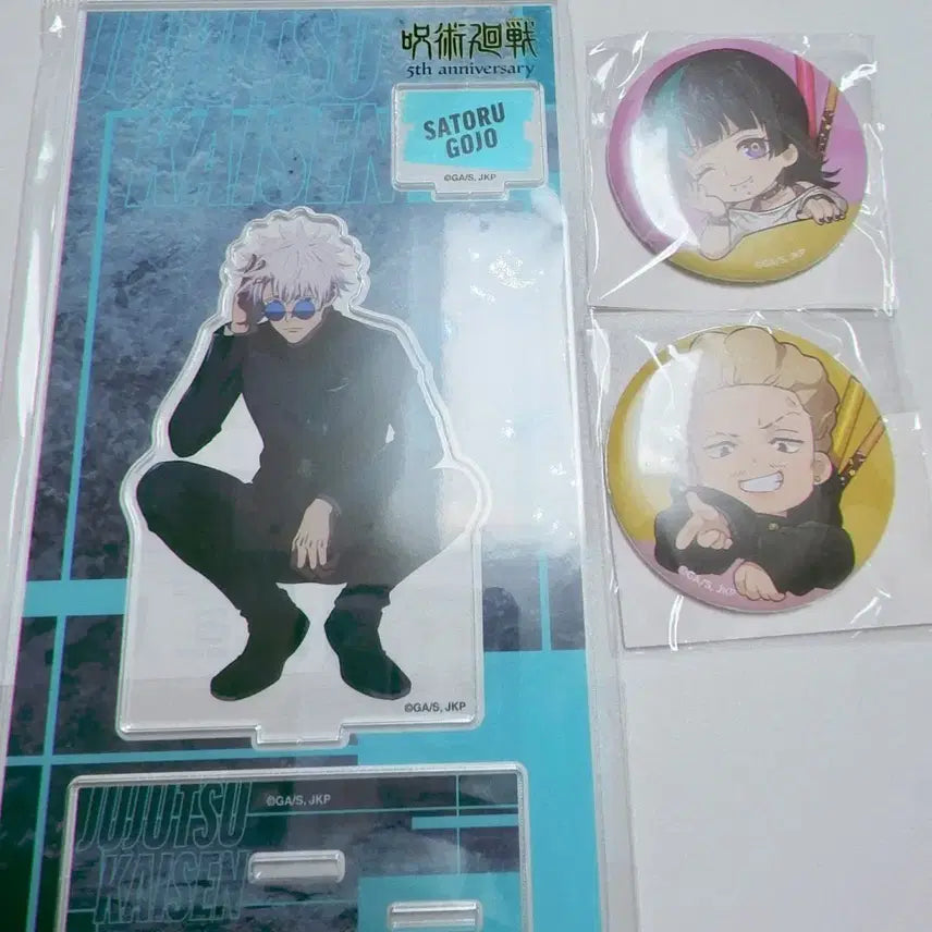 [BUNJANG] Jujutsu Kaisen Satoru Gojo The World 5th Anniversary Acrylic Stand / 주술회전 고죠 사토루  더 월 5주년  팝업 아크릴 스탠드