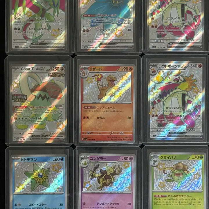[BUNJANG] Pokemon Cards Shiny Set (Japanese/North American) - 17 Variants, 18 Cards Total - Includes Shiny Charizard / 최저가! (일판, 북미) 포켓몬카드 이로치 17종,18장 일괄 / 인기 이로치 리자드포함