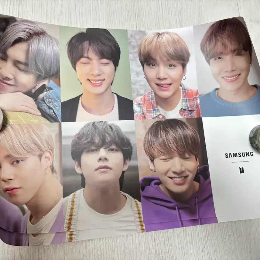 [BUNJANG] BTS Samsung Galaxy Buds Poster Bundle Set / 방탄 bts 삼성 버즈 포스터 (지관통 포함)