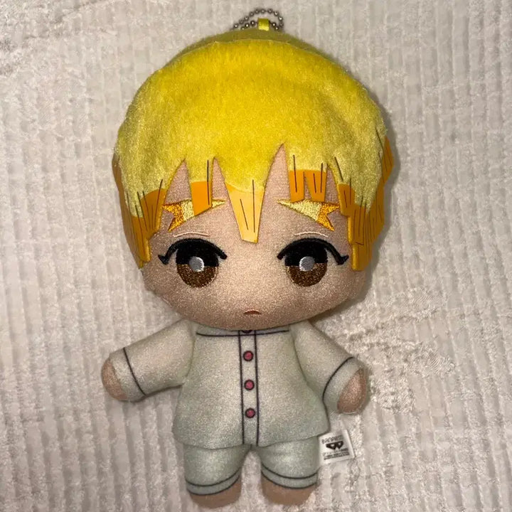 [BUNJANG] Demon Slayer Zenitsu Keychain Plush / 귀멸의 칼날 젠이츠 키링 인형