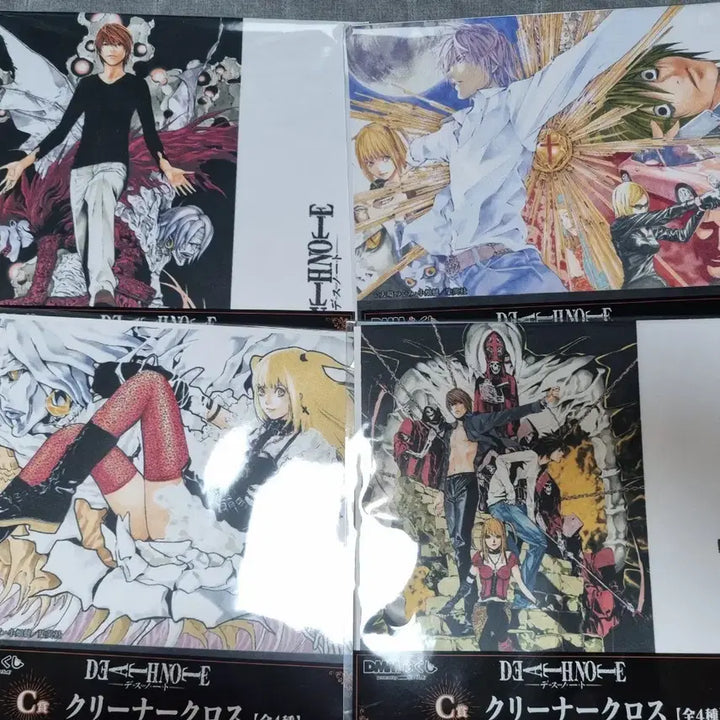 [BUNJANG] Death Note Lottery C Prize Full Set (4 Types) Sealed New Product / 데스노트 쿠지 C상 4종 풀세트 미개봉 새상품