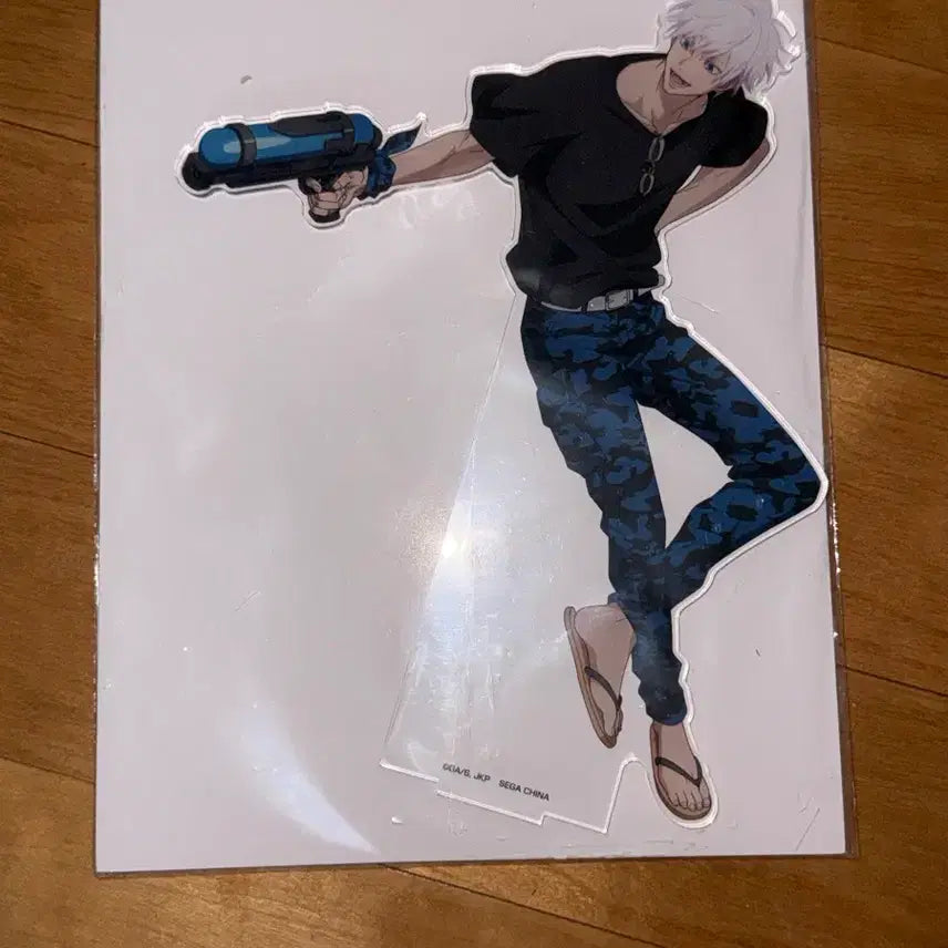 [BUNJANG] Jujutsu Kaisen Satoru Gojo Water Gun Acrylic Stand / 주술회전 고죠 사토루 물총 세가 아크릴 스탠드 미개봉 판매
