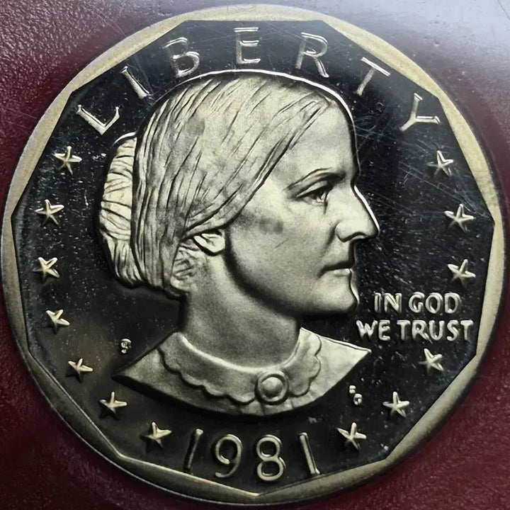 [BUNJANG] 1981 Susan B. Anthony Dollar Proof Coin / 1981년 발행 수잔 B. 앤서니 1달러 프루프 주화