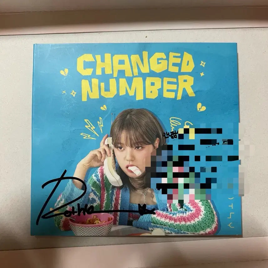 [BUNJANG] ROSHI CHANGED NUMBER Autographed Signed Single Album CD / 로시 CHANGED NUMBER 친필 싸인 디싱 앨범 음반 비매