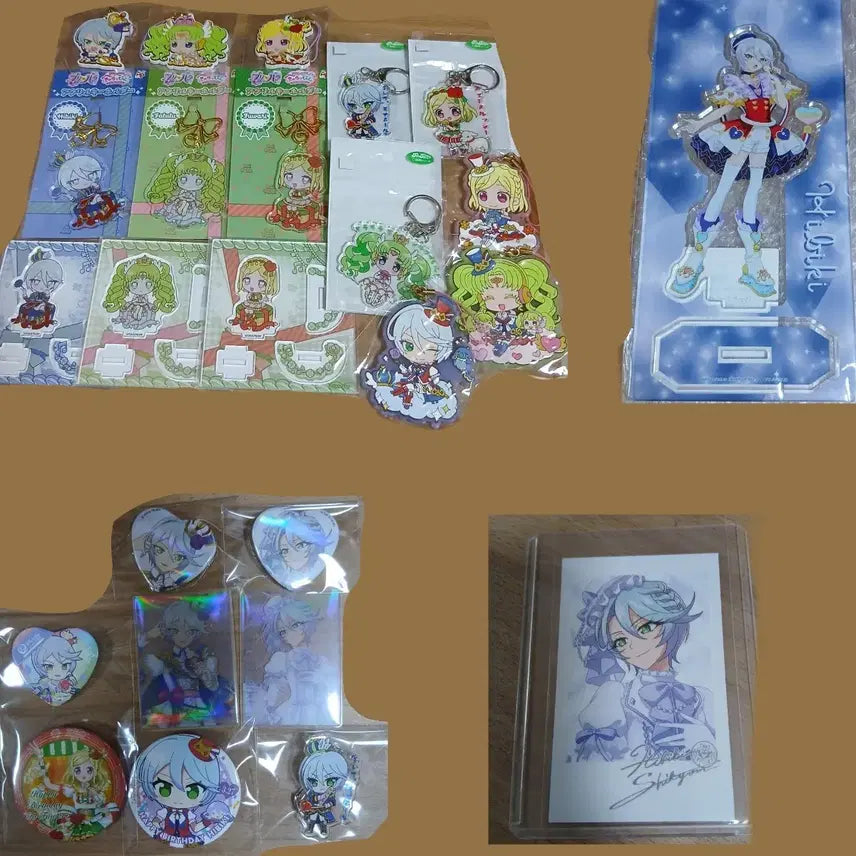 [BUNJANG] Pripara Hibiki Faruru Fuwari Tricolore Acrylic Keychain Bundle Set / 7/21일까지판매)프리파라 히비키 파루루 후와리 캬라핀 아크릴 키링 트리콜로르 일괄