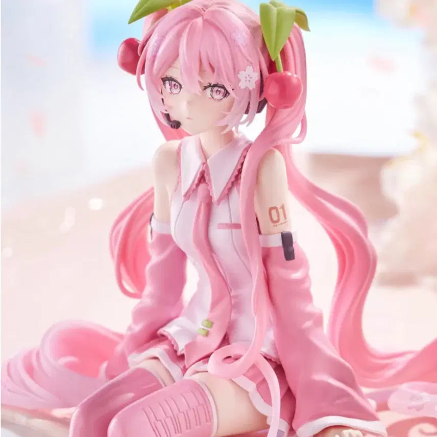 [BUNJANG] Hatsune Miku Sakura Miku 2026 Noodles Stopper Figure (Unsealed) / 현물 (미개봉) 후류 하츠네 미쿠 사쿠라 미쿠 2026 누들스토퍼 피규어