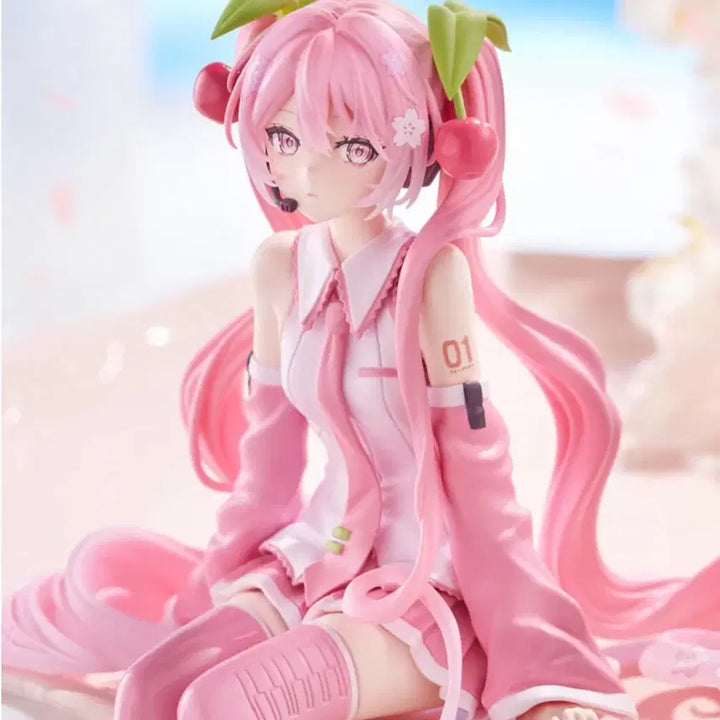 [BUNJANG] Hatsune Miku Sakura Miku 2026 Noodles Stopper Figure (Unsealed) / 1개남음 현물(미개봉) 후류 하츠네 미쿠 사쿠라 미쿠 2026 누들스토퍼 피규어