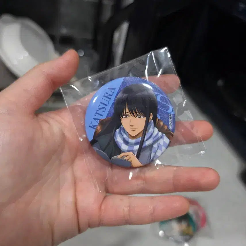 [BUNJANG] Gintama Katsura Can Badge / 은혼 카츠라 캔뱃지