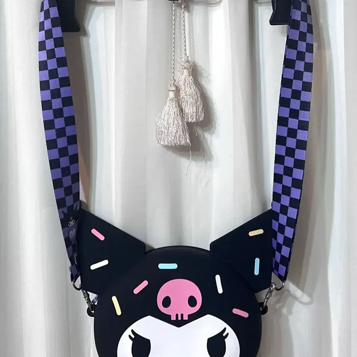 [BUNJANG] Baskin Robbins Kuromi Crossbody Bag / 베스킨라빈스 쿠로미 크로스백 거의새것
