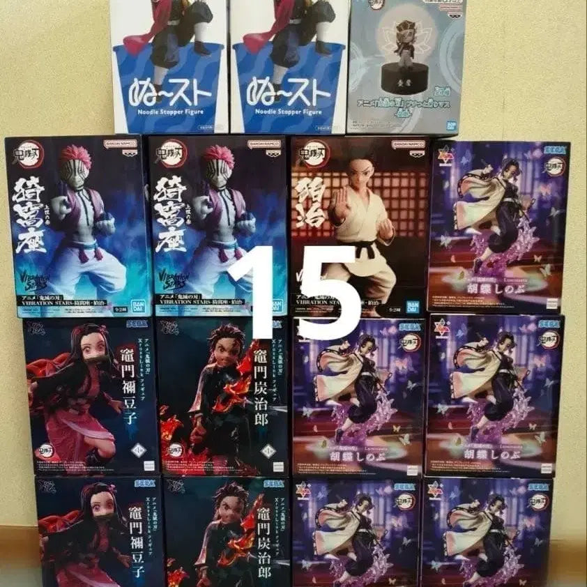 [BUNJANG] Demon Slayer: Kimetsu no Yaiba Figure Set (Tanjiro, Nezuko, Shinobu) / 귀멸의 칼날 피규어 세트 (탄지로, 네즈코, 시노부)