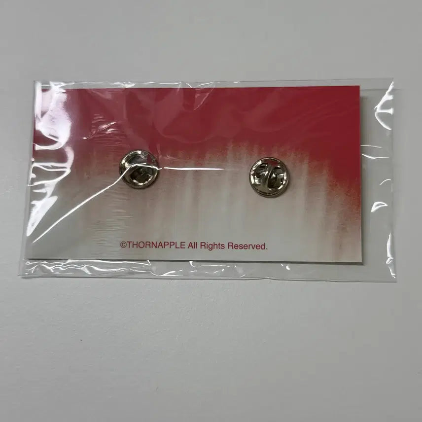 [BUNJANG] The Black Label Logo Pin Red / (미개봉) 쏜애플 로고 뱃지 레드