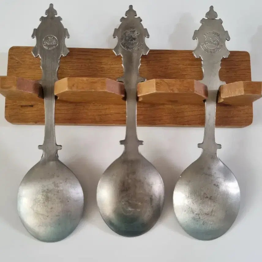 [BUNJANG] Vintage WMF Pewter Commemorative Spoon Set / [할인상품]빈티지 WMF 주석 기념 스푼 세트