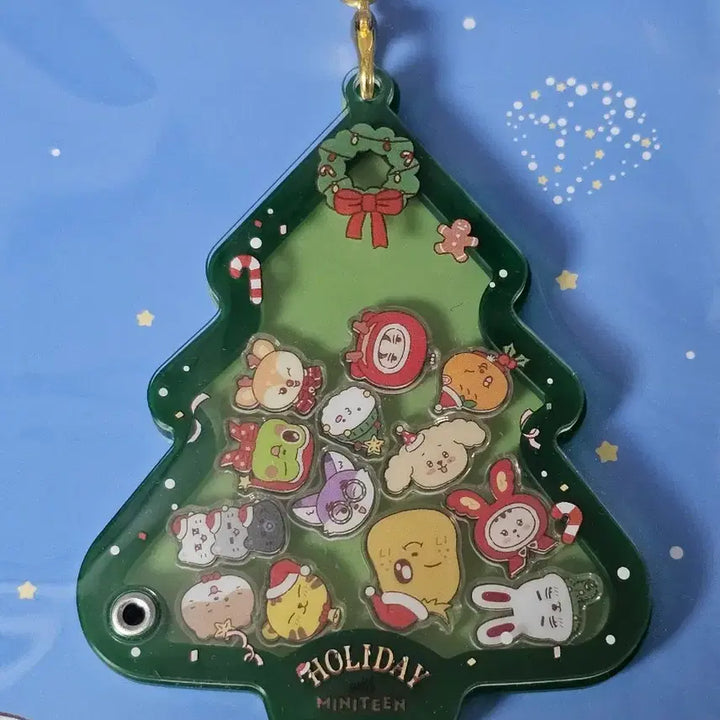 [BUNJANG] SEVENTEEN Holiday Mini-Teen Acrylic Shaker Keyring / 세븐틴 홀리데이 미니틴 아크릴 쉐이커 키링