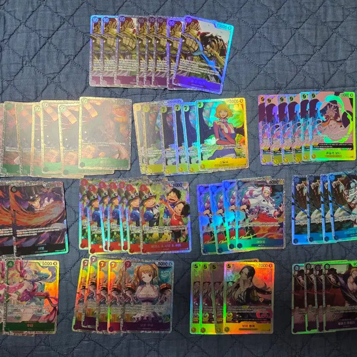 [BUNJANG] One Piece Card Set Vol. 13 Bundle (71 Cards) + Bonus Common Cards / 원피스 카드 13탄 일괄 (71장) + 서비스 일반카드 한카톤