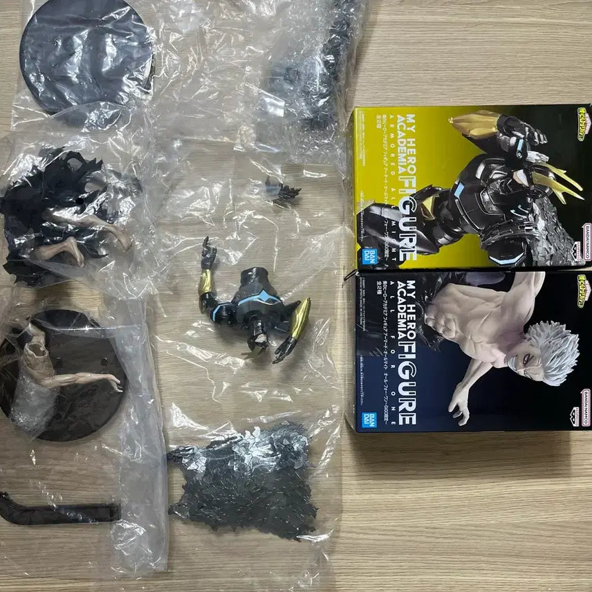 [BUNJANG] Gigo Armored All Might &amp; All For One Figure Bundle Set / (일괄 택포4.0) 개봉 나히아 기고(gigo) 아머드 올마이트, 올포원 피규어