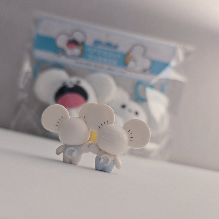 [BUNJANG] Pokemon Squirtle "Mogu Mogu Watching" Mascot Plush &amp; Gacha Figure Set / 포켓몬 우물우물 두리쥐 마스코트 인형 가챠 피규어