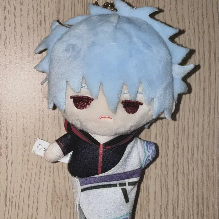 [BUNJANG] Gintama Kintoki Puchifuwa Plushie Keychain / 은혼 킨토키 푸치후와 누이 키링