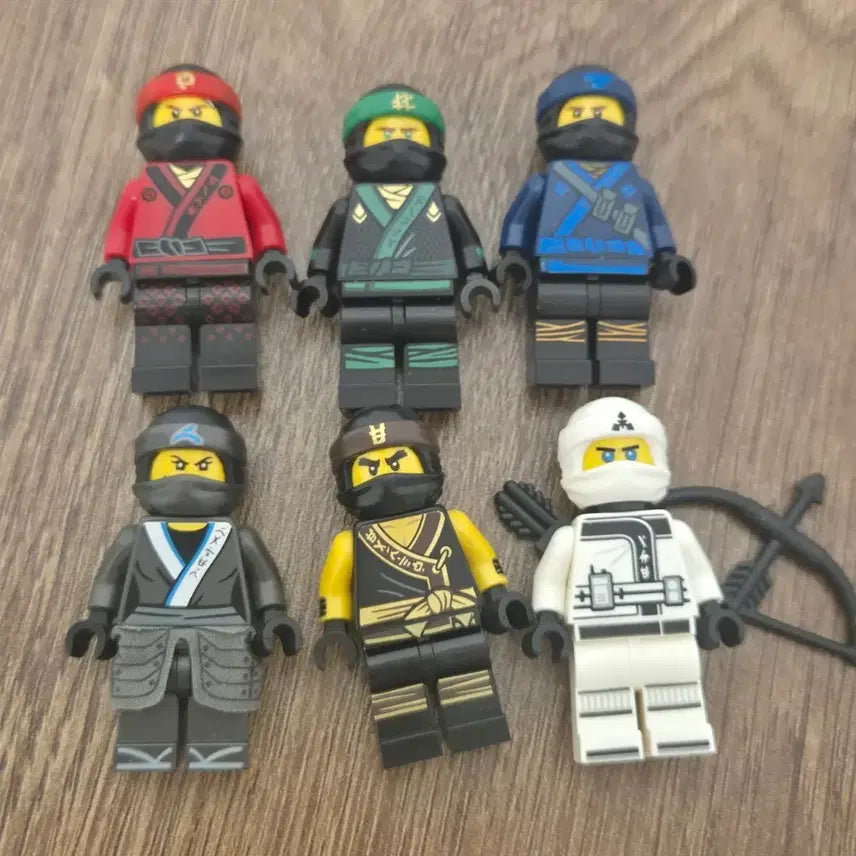 [BUNJANG] LEGO Ninjago Movie Minifigure 6-Figure Set / 레고 닌자고 무비 미니피규어 6종 세트