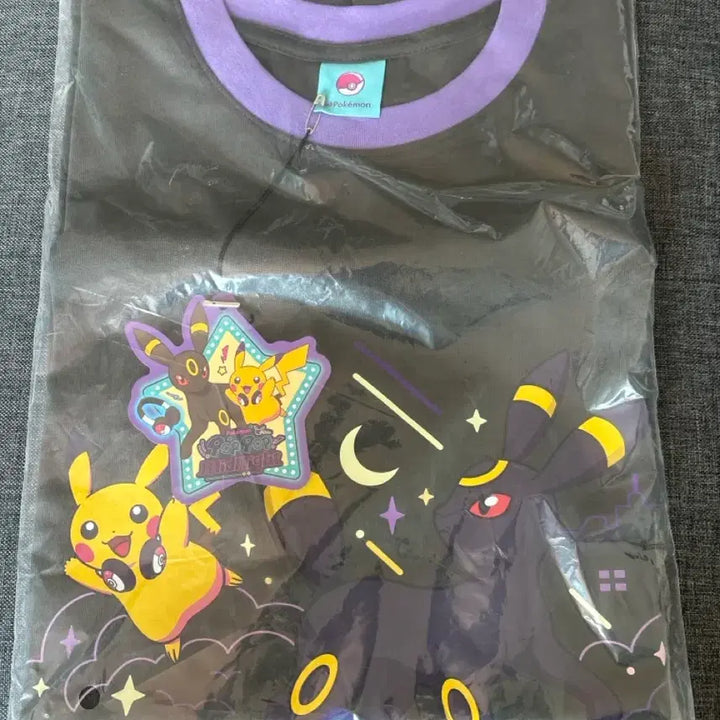 [BUNJANG] Pokemon 30th Anniversary Midnight Raglan T-Shirt - Size L / 포켓몬 30주년 성수팝업 미드나잇 나그랑 티셔츠 L사이즈