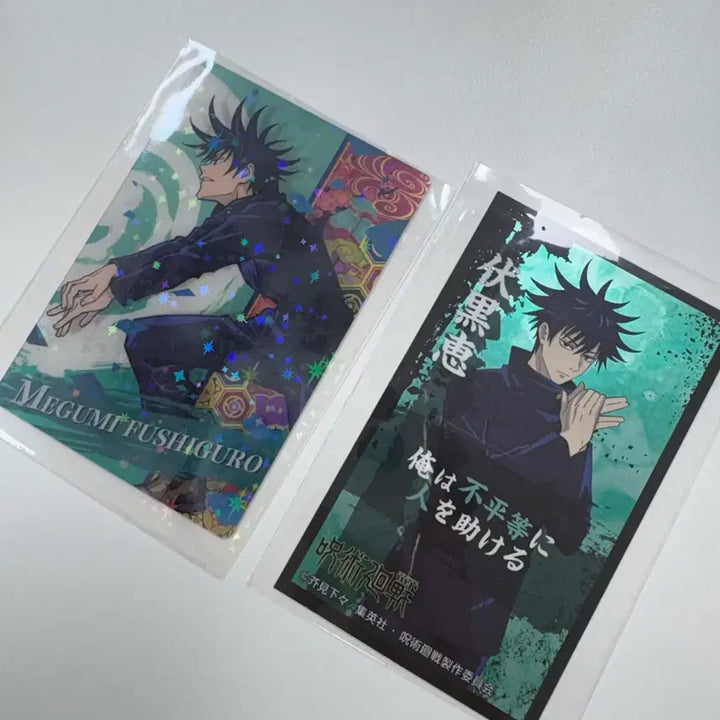 [BUNJANG] Jujutsu Kaisen Megumi Fushiguro Photocard Sticker Bundle Set / 주술회전 후시구로 메구미 포토카드 스티커 일괄