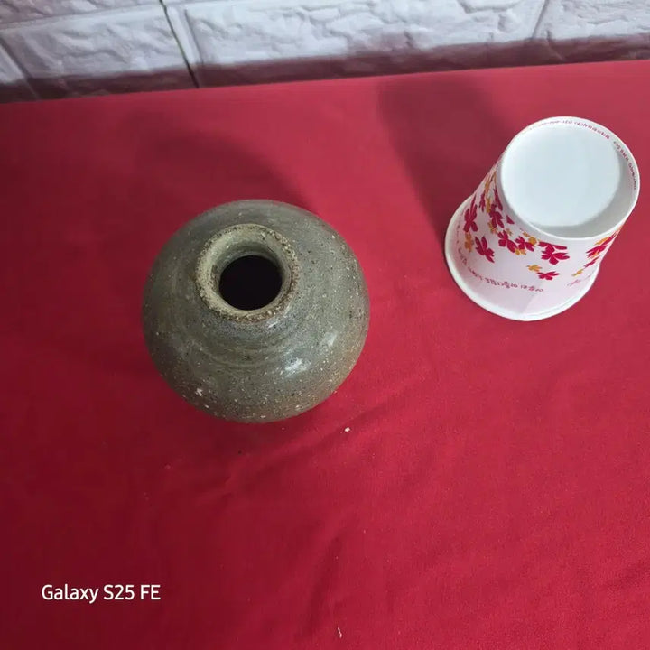 [BUNJANG] Buncheong Ware Celadon Vase / 분청자 도자기 유병