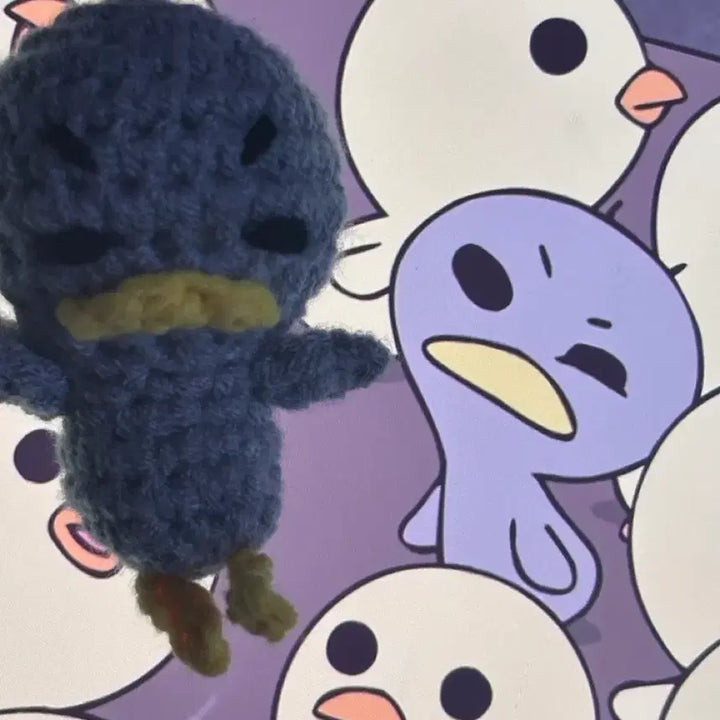 [BUNJANG] Annyeong Zaduya KkoKko Crochet Keyring / 안녕자두야 꼬꼬 뜨개키링