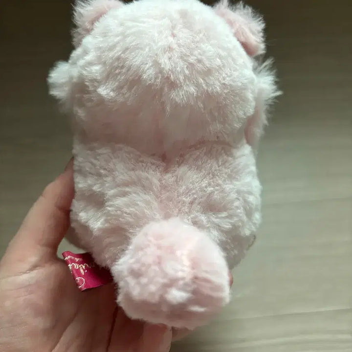 [BUNJANG] San-X Pink Cat Strawberry Plush Toy / 코로냐 산엑스 일본 핑크색 고양이 인형 딸기 장식
