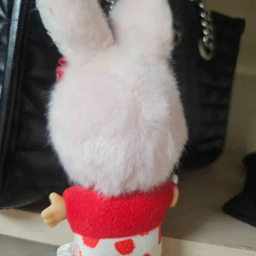 [BUNJANG] Hong Kong Chimutan Monchhichi Strawberry Plush / 홍콩 치무탄 몬치치 딸기