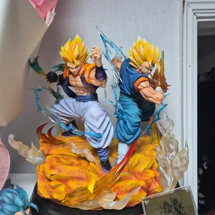 [BUNJANG] Dragon Ball Resin Vegito Gogeta Figure / 드래곤볼 레진 베지트오지터 피규어