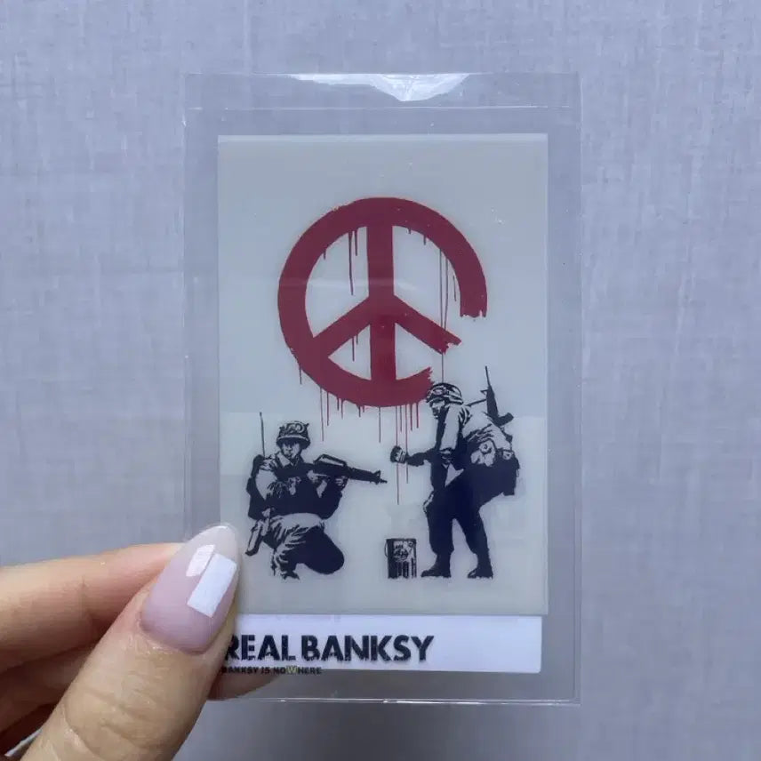 [BUNJANG] Real Banksy Clear Photocard / 리얼뱅크시 클리어 포토카드 (새상품)