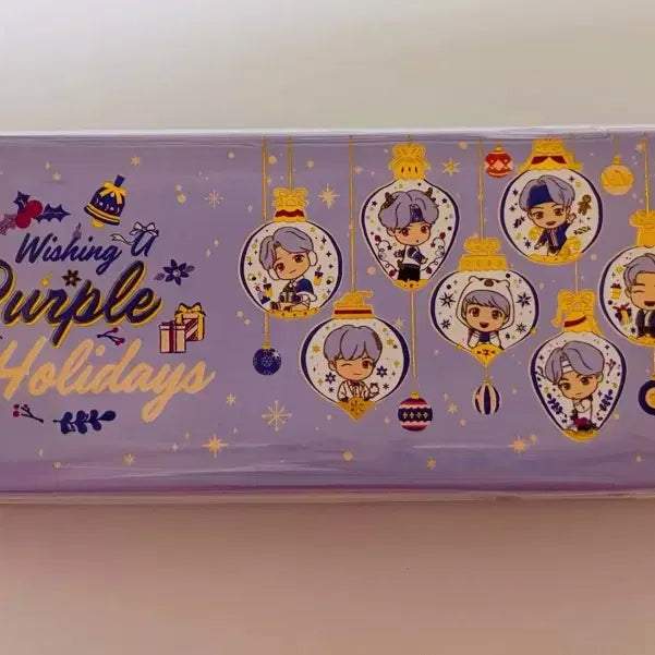 [BUNJANG] BTS TinyTAN Purple Holiday Stamp Set (Sealed) / 방탄소년단 타이니탄 Purple Holiday 스탬프 세트 미개봉