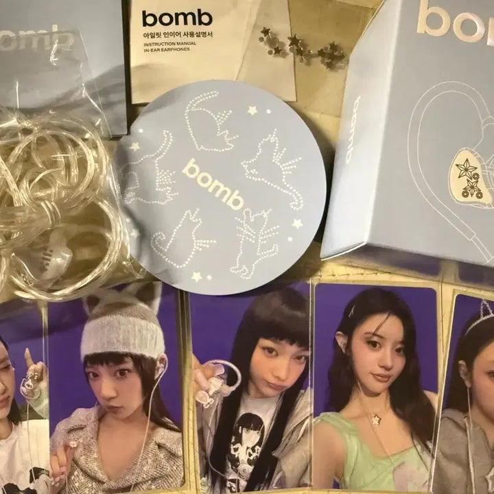 [BUNJANG] ILLIT Bomb In-ear Earphones / 아일릿 인이어