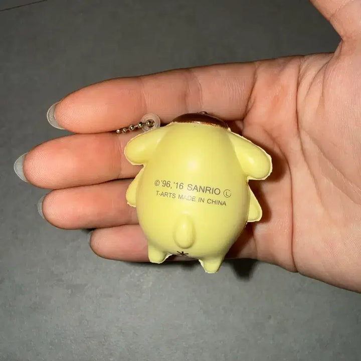 [BUNJANG] Sanrio Pompompurin Classic Squishy Keyring / 산리오 고전 폼폼푸린 스퀴시 키링