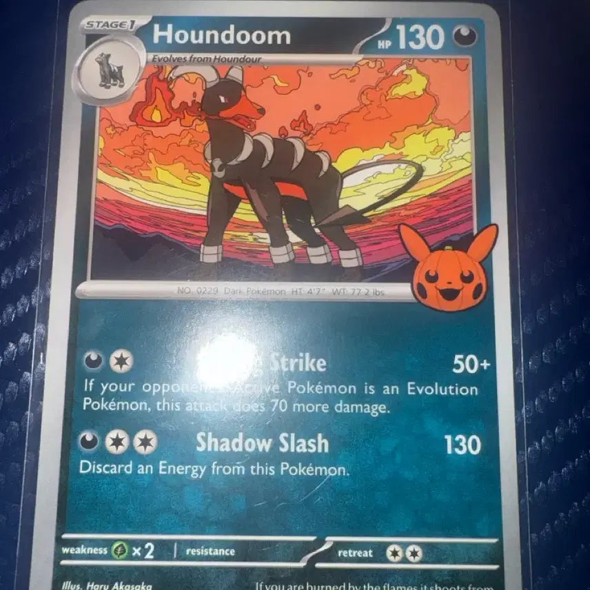 [BUNJANG] Pokemon Card Houndoom Halloween 133/197 / 포켓몬 카드 헬가 할로윈