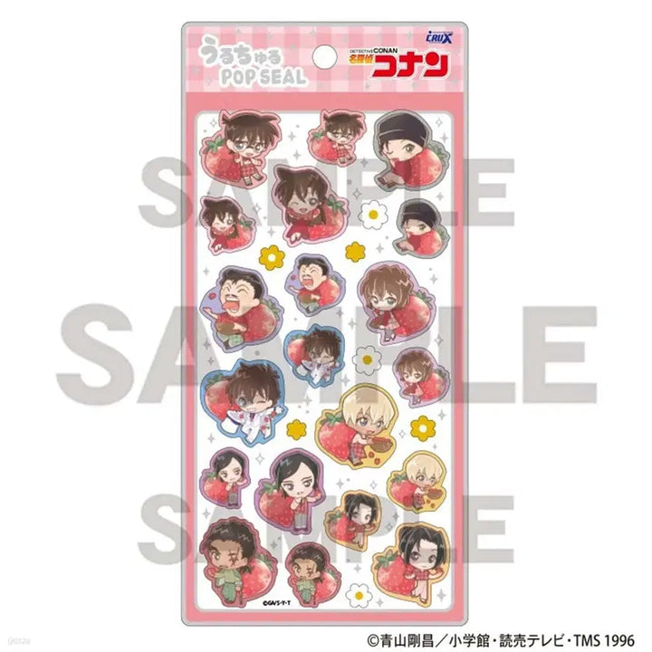 [BUNJANG] Detective Conan POP SEAL 3-Set Sticker Bundle / (일괄) 명탐정 코난 POP SEAL 입체 팝씰 스티커
