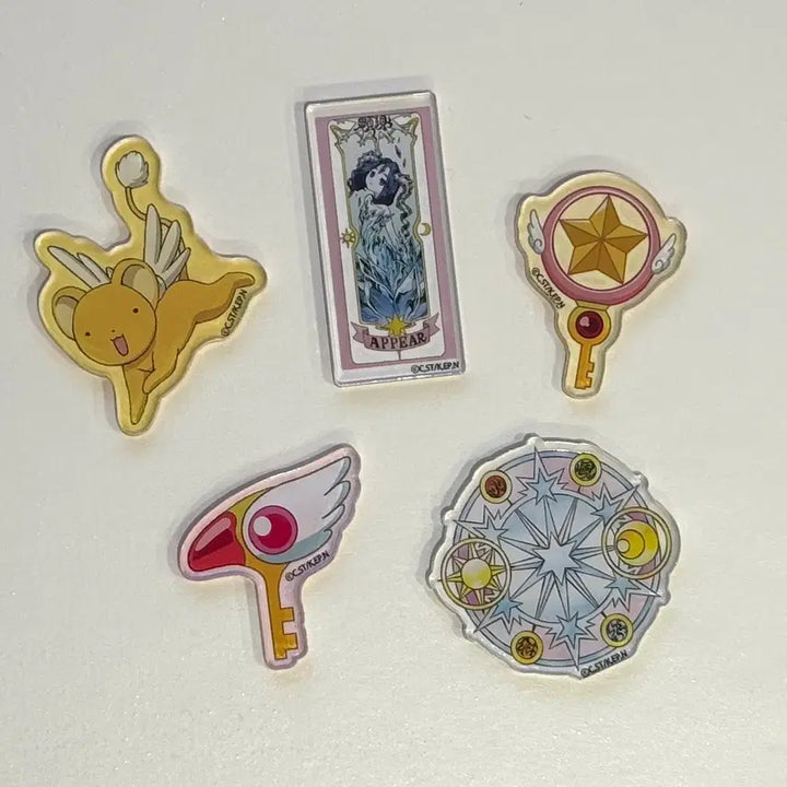[BUNJANG] Cardcaptor Sakura Acrylic Stickers Bundle / 카드캡터체리 아크릴 스티커 일괄