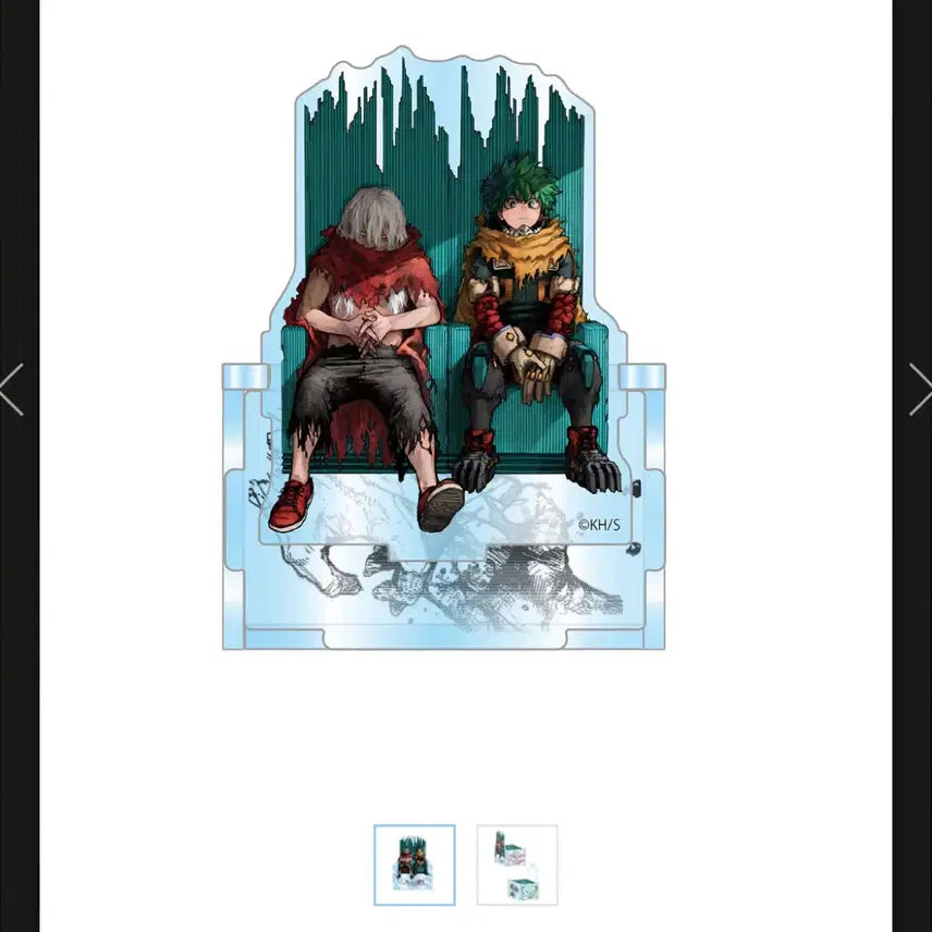 [BUNJANG] My Hero Academia Art Exhibition Deku &amp; Tomura Acrylic Stand / 히로아카 원화전 아크릴 데쿠+토무라