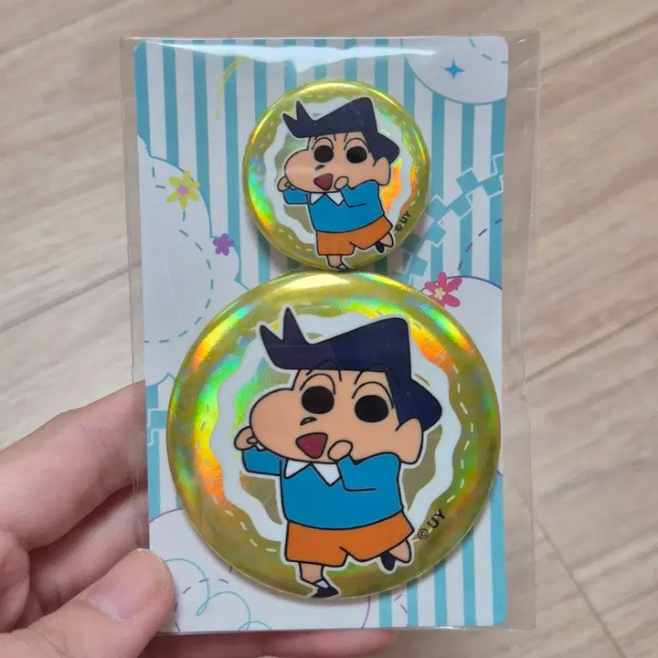 [BUNJANG] Crayon Shin-chan Su-Jeong (Boong-Boong) Badge Set / 짱구는못말려 뱃지 2개 세트_철수2