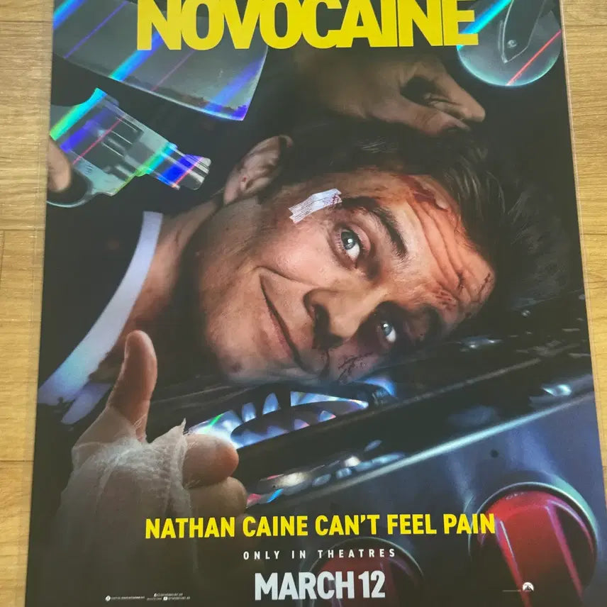 [BUNJANG] Novocaine 2025 A3 Poster / 노보케인 (2025) A3 포스터