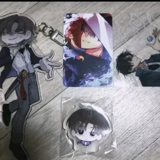 [BUNJANG] GyeDamChulGeun Agent Choi Acrylic Keyring &amp; Lenticular Card Bundle Set / 괴담출근 괴출 최 요원 아크릴 키링 렌티큘러 코롯토 카드 굿즈 일괄