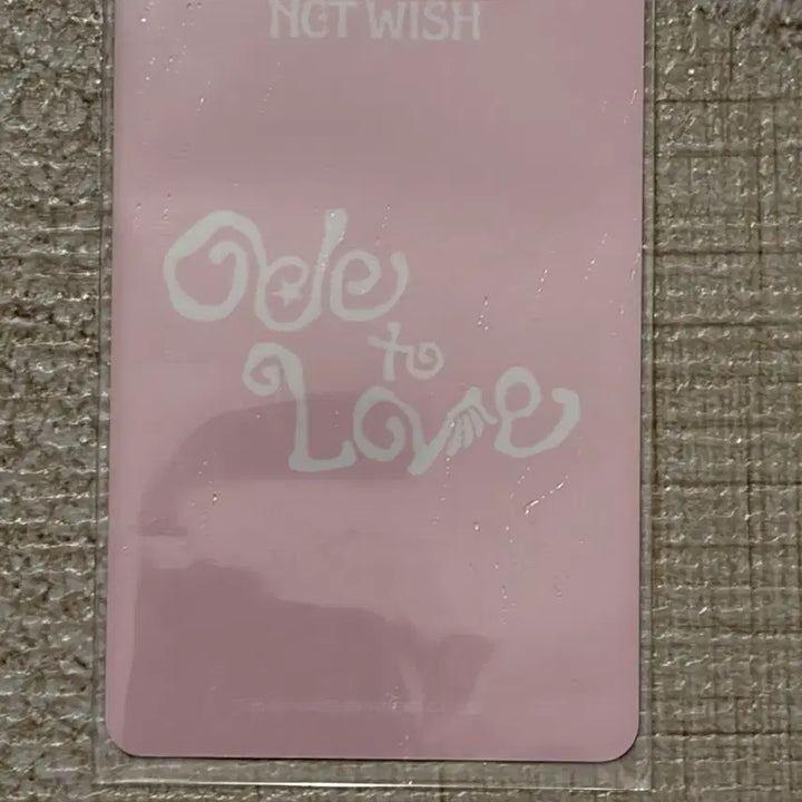 [BUNJANG] NCT WISH Riku Ode to Love Photocard / 엔시티위시 리쿠 오드투러브 포카