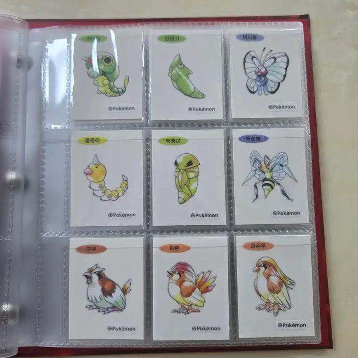 [BUNJANG] Pokemon Art Original Drawing Lizardon Sticker Book Complete Set / 포켓몬스터 아트워크 원화 리자몽 띠부씰 북 100정 전종