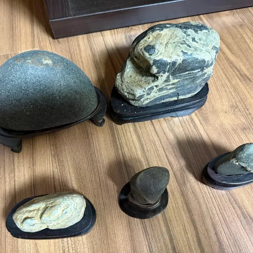 [BUNJANG] Decorative Stone Collection - Set of 5 / [일괄] 수석/수석돌/돌 인테리어/취미소품/자연석 수석/장식용 돌