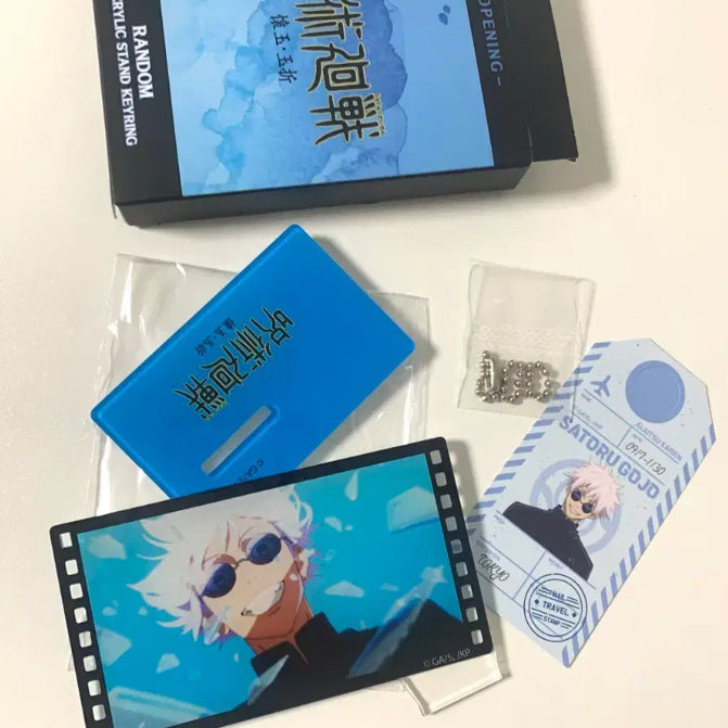 [BUNJANG] Jujutsu Kaisen Popbubble Satoru Gojo Acrylic Keyring / 주술회전 팝버블 팝업 아크릴 키링 고죠 사토루